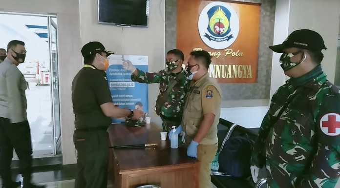 Penandatanganan MOU TMMD ke 108 Kodim Jeneponto dilaksanakan Sesuai Protap Covid-19 TMMD Kodim Jeneponto