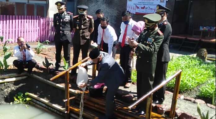 Bupati Iksan Iskandar Hadiri Launching Kebun Ketahanan Pangan Bhayangkari Polres Jeneponto Bupati Jeneponto