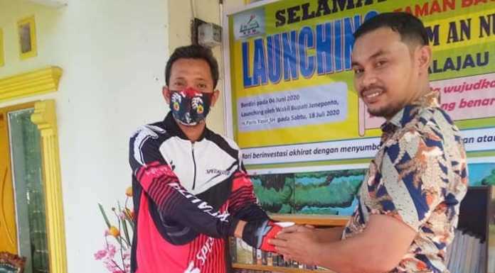 Wakil Bupati Jeneponto Launching Taman Baca Masyarakat An Nur Palajau Wakil Bupati Jeneponto