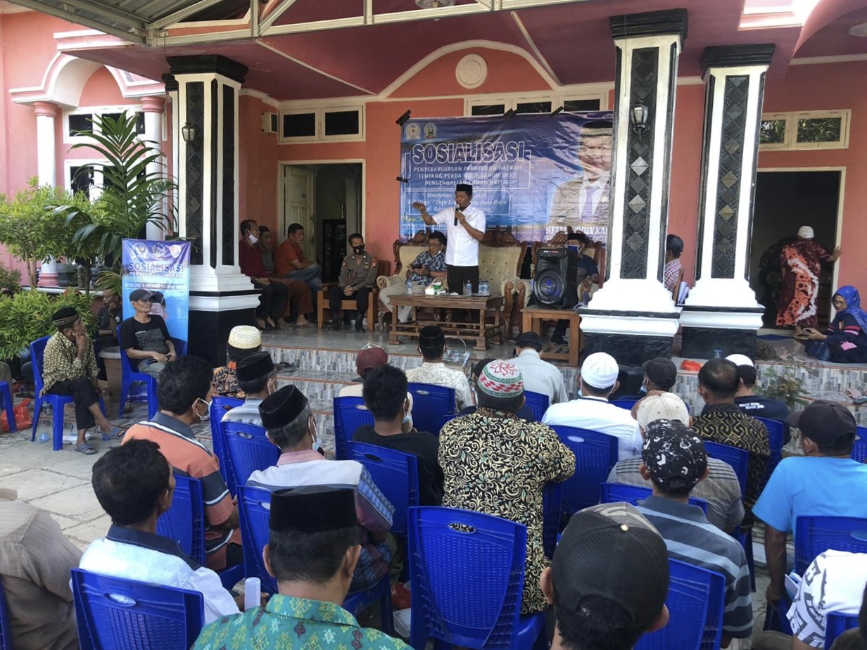Syamsuddin Karlos, Sosialisasi Penyebarluasan Perda Tentang Pengendalian Lahan Kritis di Jeneponto
