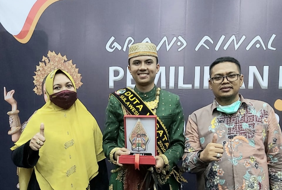 Utusan Jeneponto Juara I Putra Pemilihan Duta Wisata Sulsel 2020