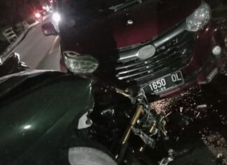 Kecelakaan beruntun terjadi di jalan poros Jeneponto