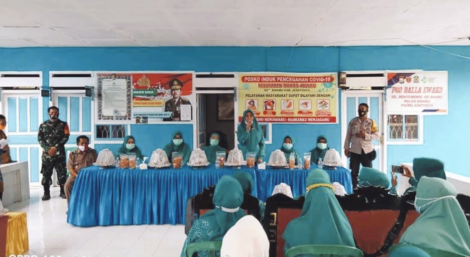 Tim Supervisi TP PKK Sulsel Bina Kader PKK di Jeneponto