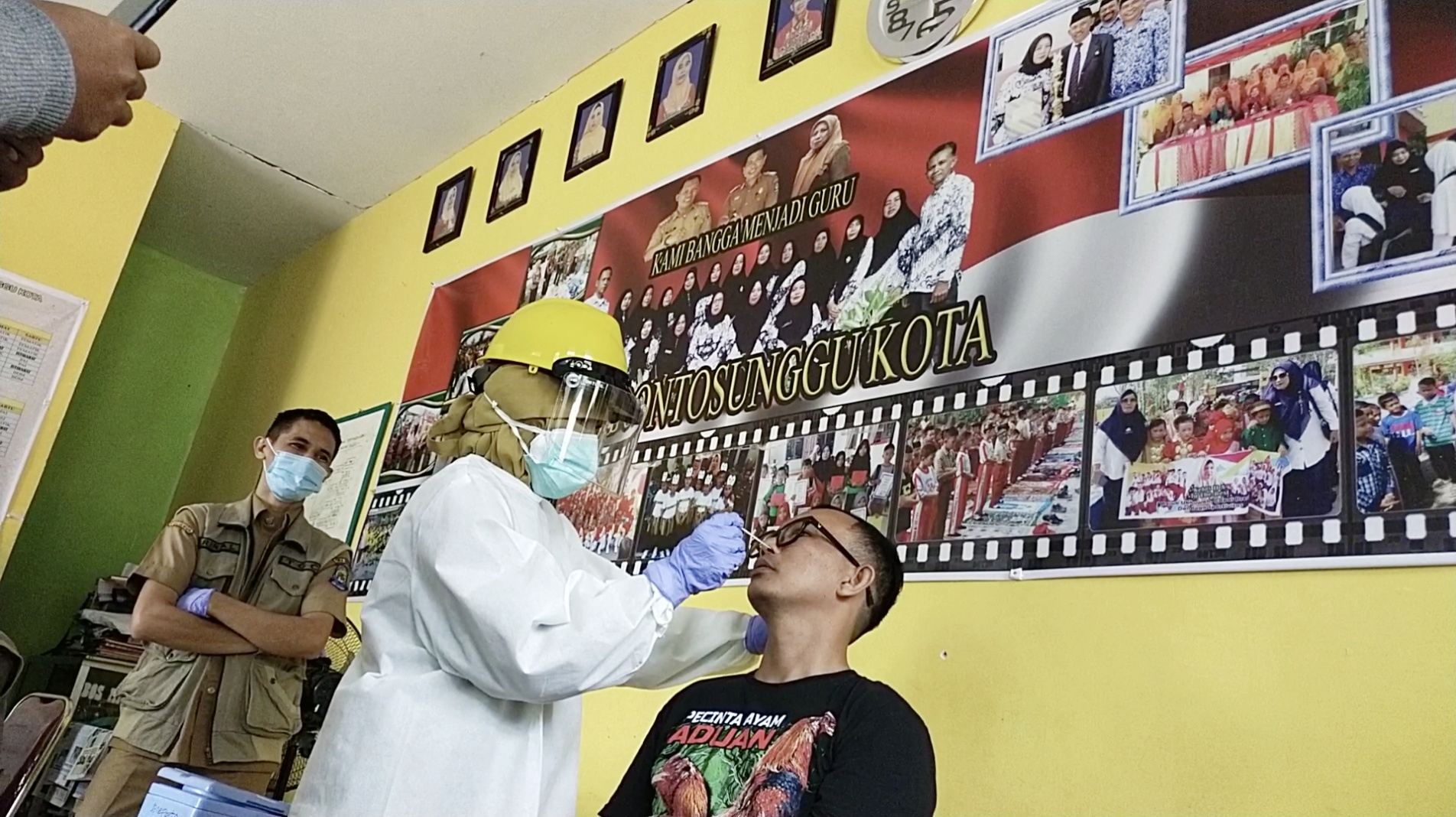 Pertama di Jeneponto, Pendidik dan Tenaga Kependidikan SDN 48 Bontosunggu Kota Swab Test
