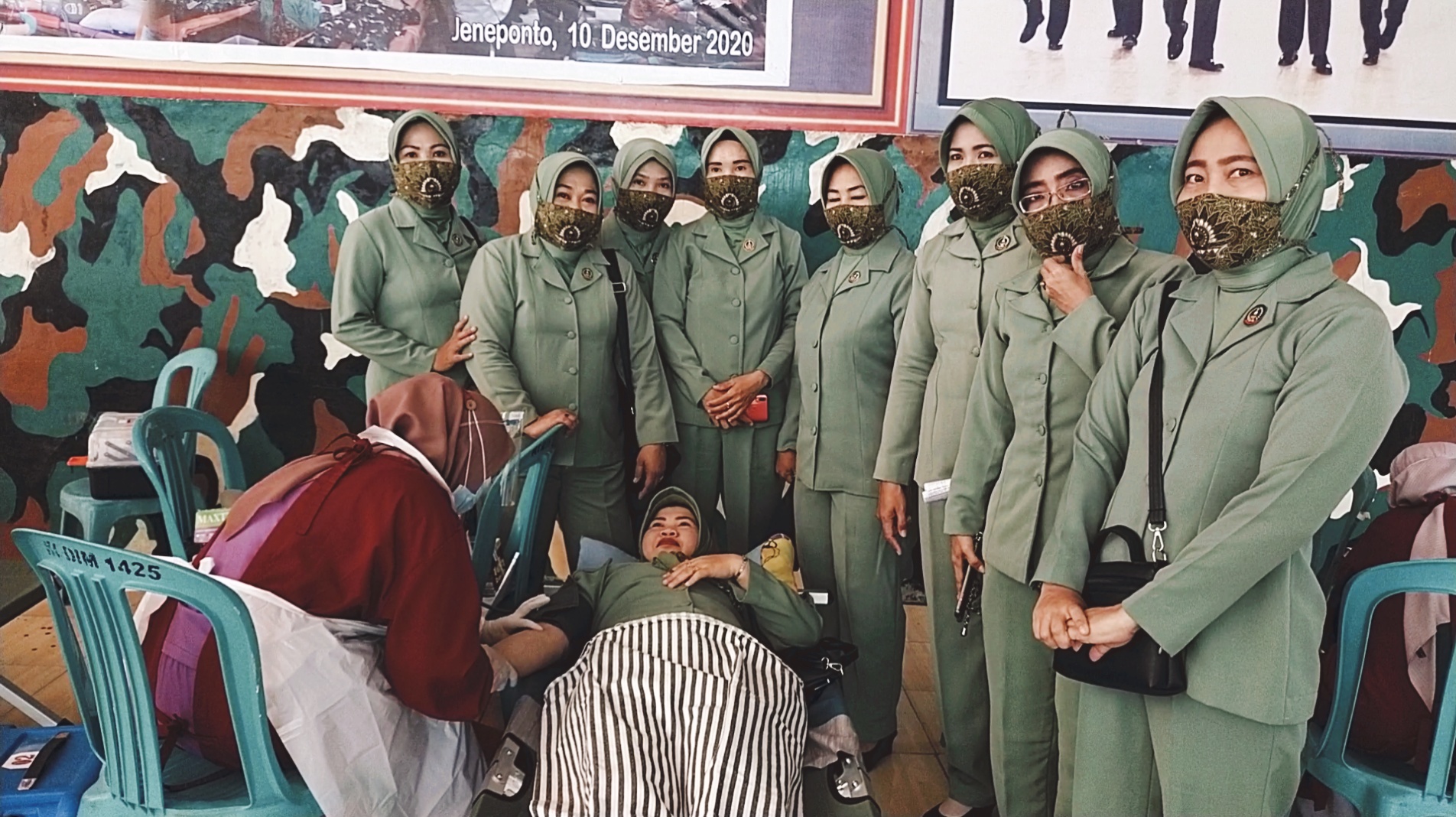 Hari Juang TNI AD, Kodim 1425 Jeneponto Tetap Laksanakan Bakti Sosial Donor Darah