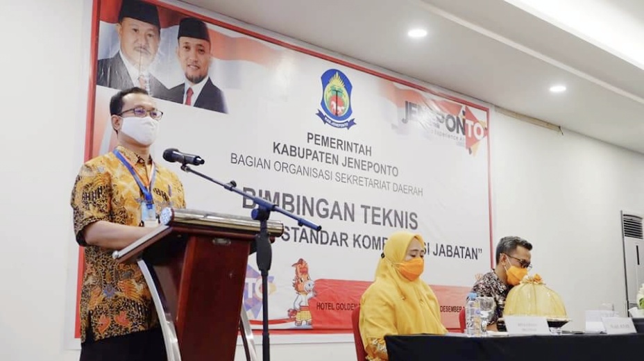 Buka Bimtek SKJ, Wakil Bupati Jeneponto Harap ini