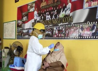Tes Swab Tenaga Kependidikan dan Pendidik SDN 48 Bontosunggu Kota Jeneponto