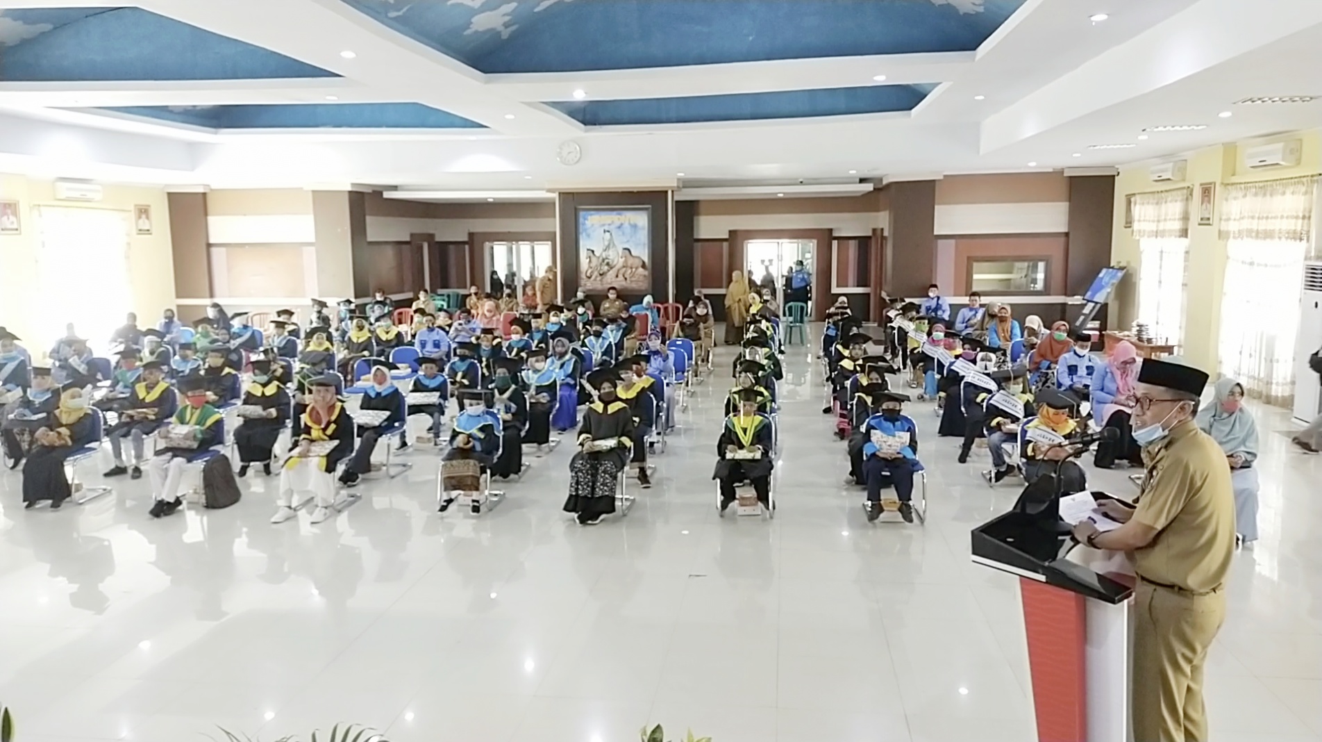 LPPTKA - BKPRMI Bersama Bagian Kesra Setda Jeneponto Wisuda 1.539 Santri TKA TPA