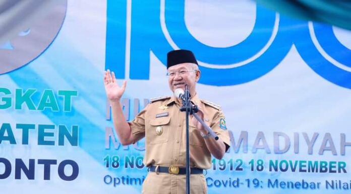Bupati, Wabup hingga Ketua TP PKK Jeneponto Hadiri Milad ke-109 Muhammadiyah Bupati
