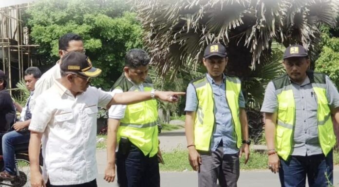 Tinjau Pengerjaan Jalan Allu Bissangka Lombupeo, Bupati Jeneponto Harap Kualitas Diperhatikan Tinjau