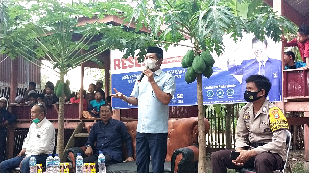 Ketua Fraksi PAN DPRD Sulsel, Gelar Reses Masa Sidang I 2021-2022 di Jeneponto