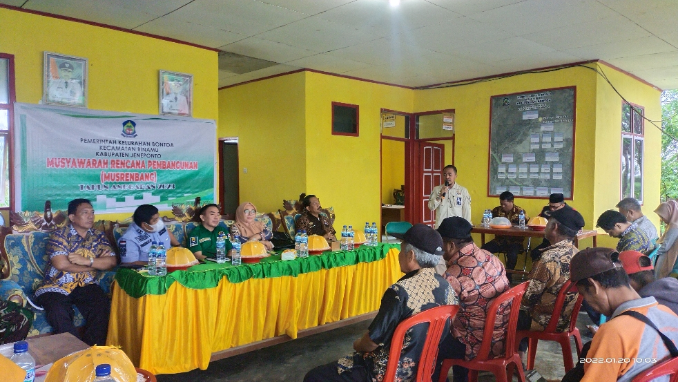 Musrenbang Kelurahan Bontoa Dihadiri Wakil Ketua dan Anggota DPRD Jeneponto