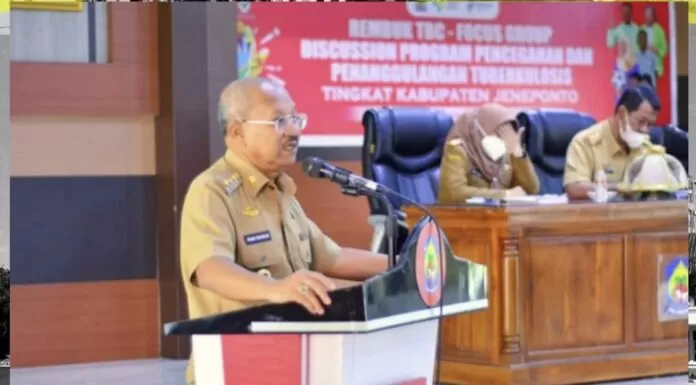 Bupati Buka Rembuk TB, Jeneponto Masuk 5 Besar Kasus Tertinggi di Sulsel