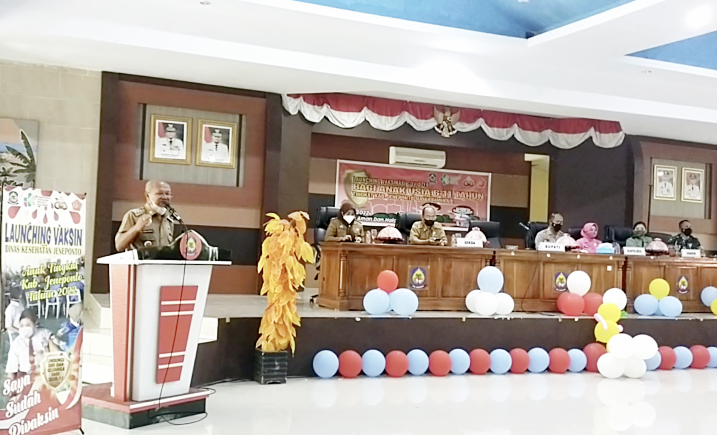 205 Siswa Disuntik dalam Vaksinasi Perdana Anak Usia 6-11 Tahun di Jeneponto