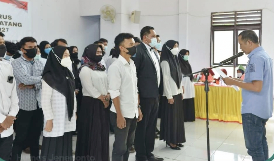 Pj Sekda Jeneponto Hadiri Pelantikan Pengurus Karang Taruna Kecamatan Batang, Harap ini