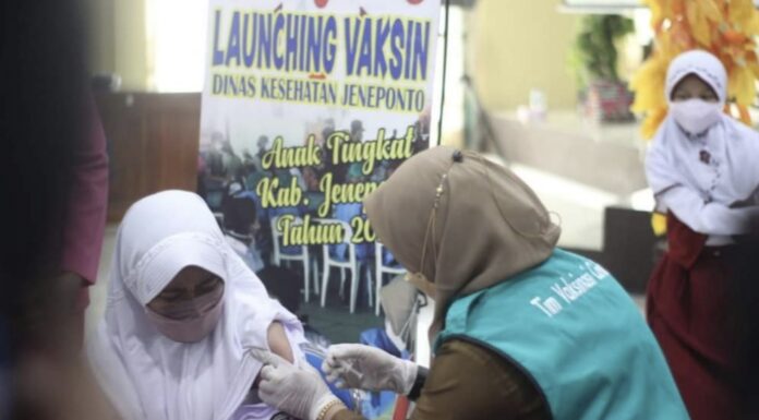 Vaksinasi Jeneponto Hingga 12 Februari 2022 Capai 76,53 Persen Vaksinasi