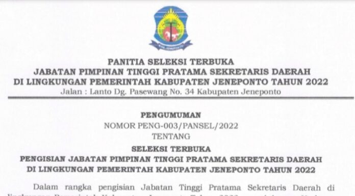 Pansel Sekda