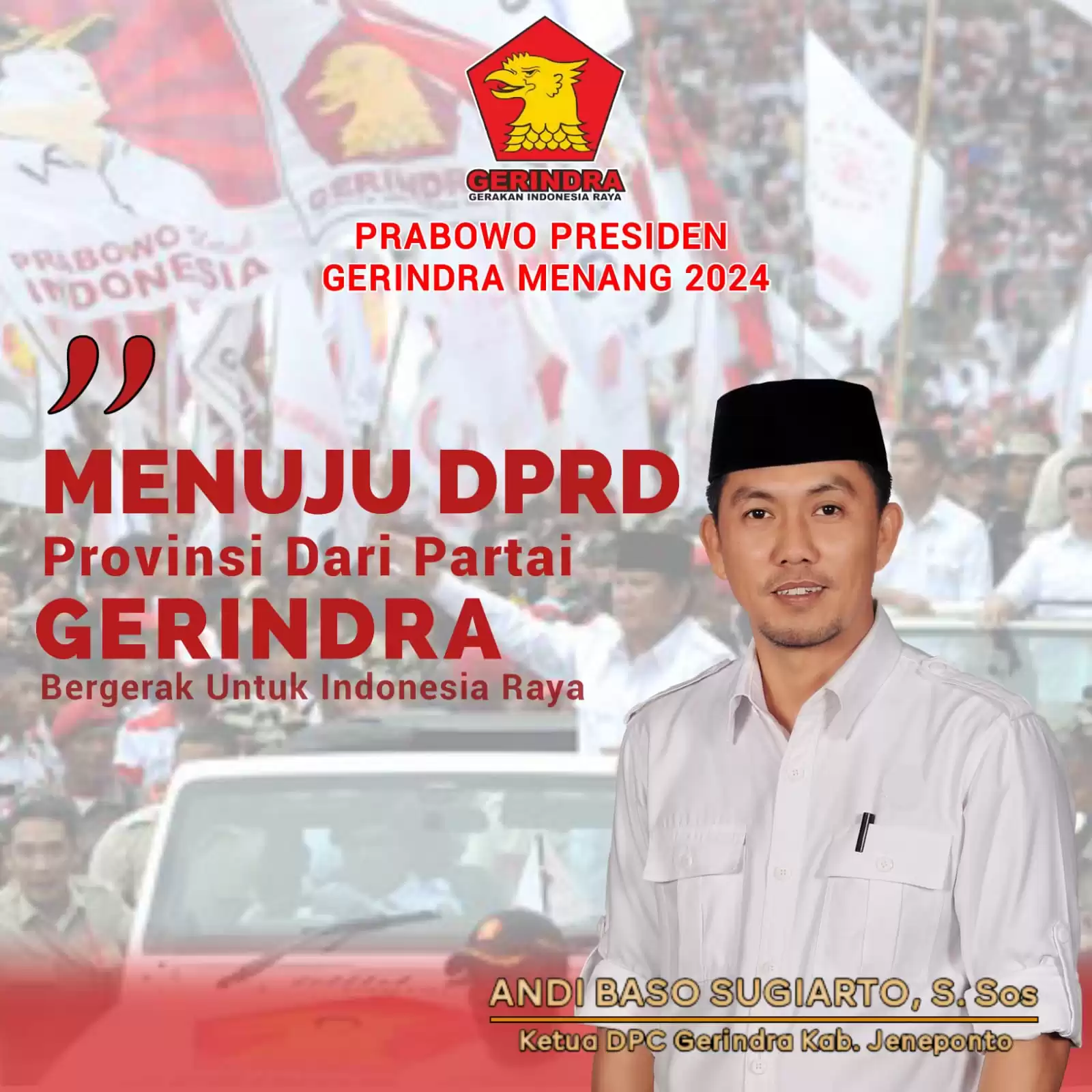 Hadiri Penutupan MTQ Ke-44, Wakil Ketua DPRD Jeneponto, Imam Taufiq Harap ini