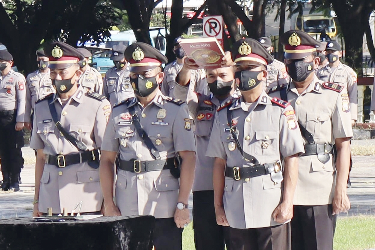 Kapolres Jeneponto Pimpim Sertijab, Iptu Nasaruddin Jadi Kasat Reskrim, Syarifuddin Intelkam