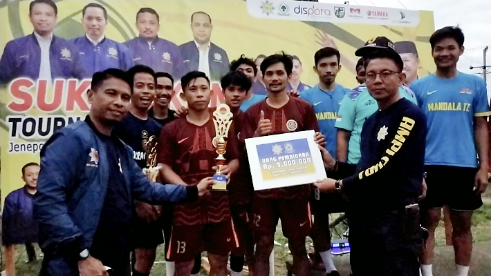 Turnamen Sepak Takraw AMPI Cup I Resmi Ditutup, Mandala FC Rebut Piala Bergilir