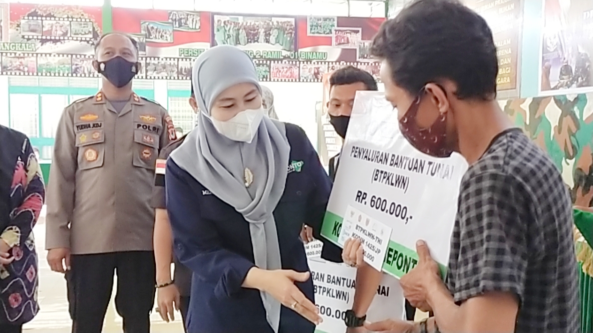 Wakil Ketua DPRD Jeneponto, Imam Taufiq Hadiri Penyaluran BTPKLWN, Harap Gerakkan Ekonomi Masyarakat