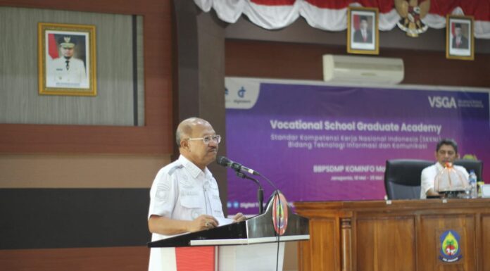 Buka Pelatihan VSGA, Bupati Sebut Alumni SMK Harus Dibina untuk dapat Berdaya Saing Buka Pelatihan VSGA