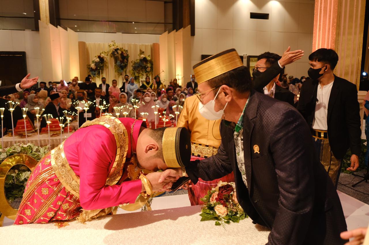 Putra Tunggal dan Putri Bungsu Bupati Jeneponto Menikah, Mentan, Gubernur Sulsel jadi Saksi