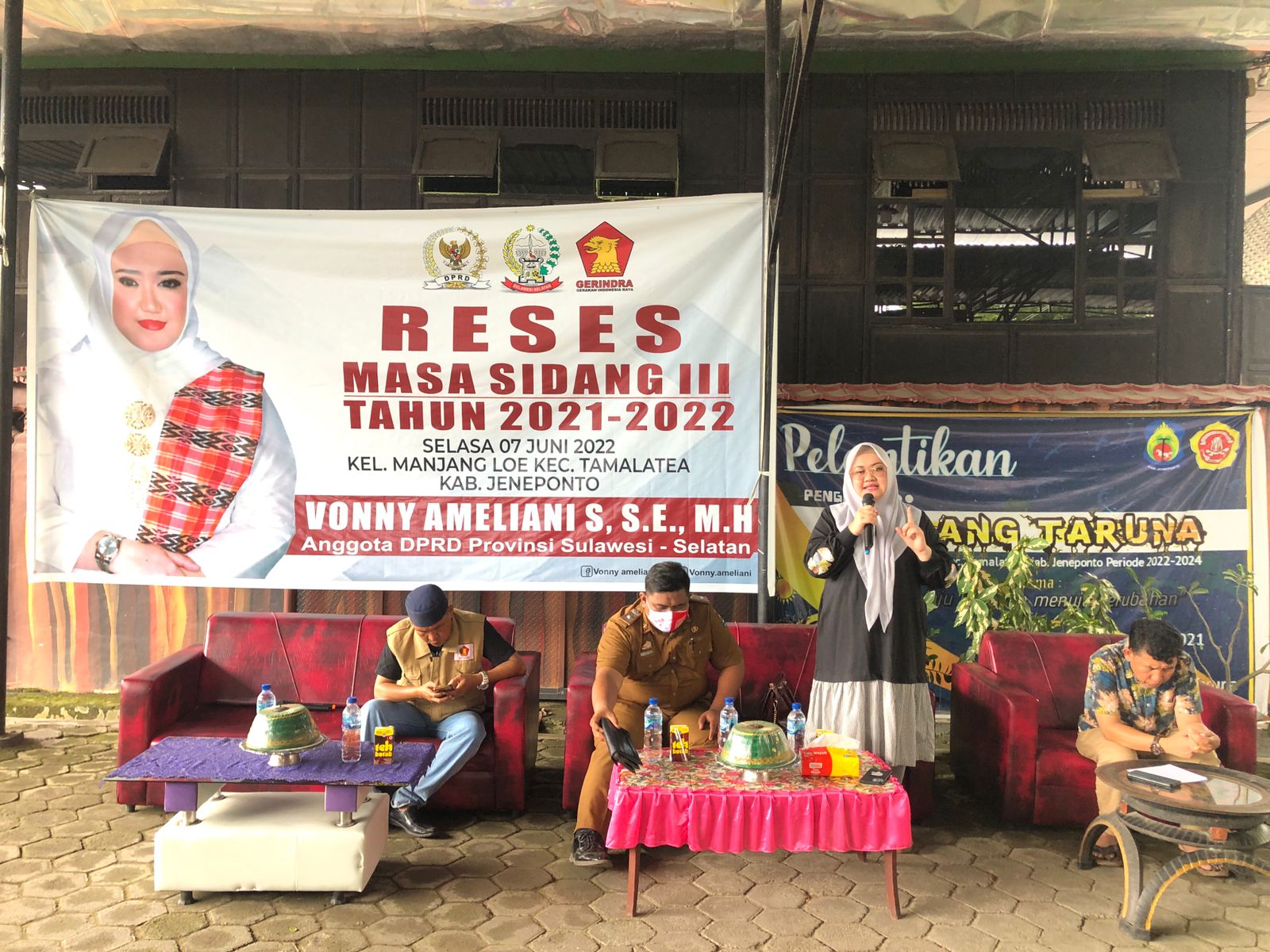 Legislator Partai Gerindra, Vonny Ameliani Temui Konstituennya di 5 Titik, juga Pantau Perbaikan Jalan