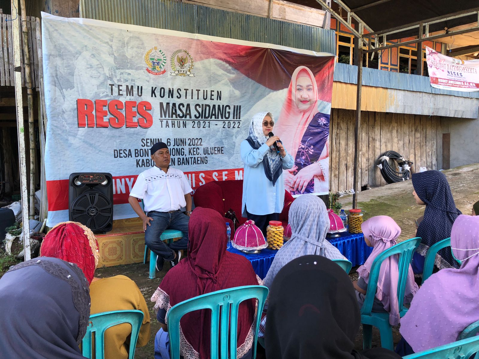 Legislator Partai Gerindra, Vonny Ameliani Temui Konstituennya di 5 Titik, juga Pantau Perbaikan Jalan