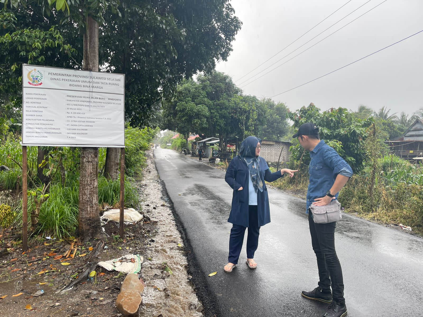 Legislator Partai Gerindra, Vonny Ameliani Temui Konstituennya di 5 Titik, juga Pantau Perbaikan Jalan