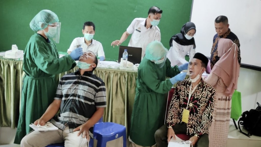 Dinkes dan BBLK Tuntas Ambil Sampel PCR JCH Jeneponto