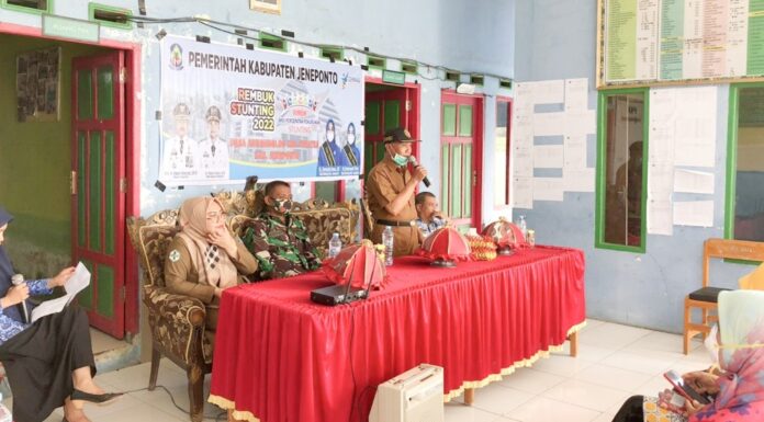 Cegah Stunting Pemdes Bungungloe Gelar Stunting, ini yang Disepakati Cegah Stunting