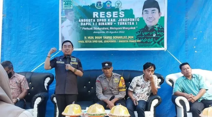 Wakil Ketua DPRD Jeneponto, Imam Taufiq Serap Aspirasi di Kelurahan Sidenre Wakil Ketua