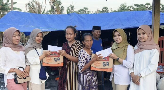 DPC Gerindra Bantu Korban Kebakaran di Desa Turatea Jeneponto DPC Gerindra