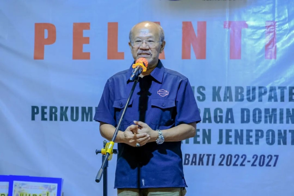 Hadiri Pelantikan Pengurus Pordi Jeneponto, Bupati Harap Domino Dipertandingkan di Porprov