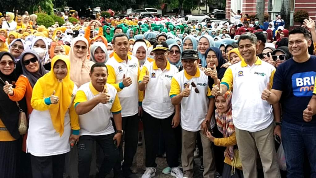 HKN ke-58, Bupati dan Wabup Jeneponto Lepas Peserta Jalan Santai