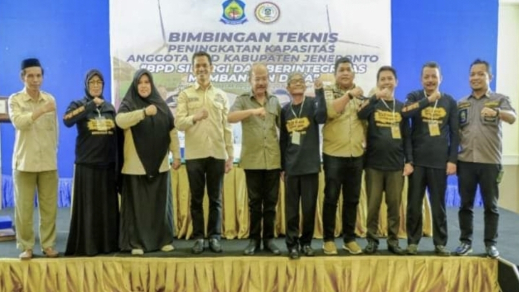 Bersinergi Membangun Desa, Asosiasi BPD Jeneponto Gelar Bimtek