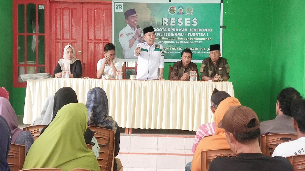 Wakil Ketua DPRD Jeneponto, Imam Taufiq Serap Aspirasi Warga Desa Jombe