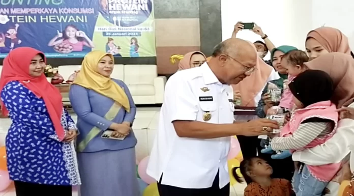 Pemkab Jeneponto Launching Gerakan Minum Susu dan Makan Telur