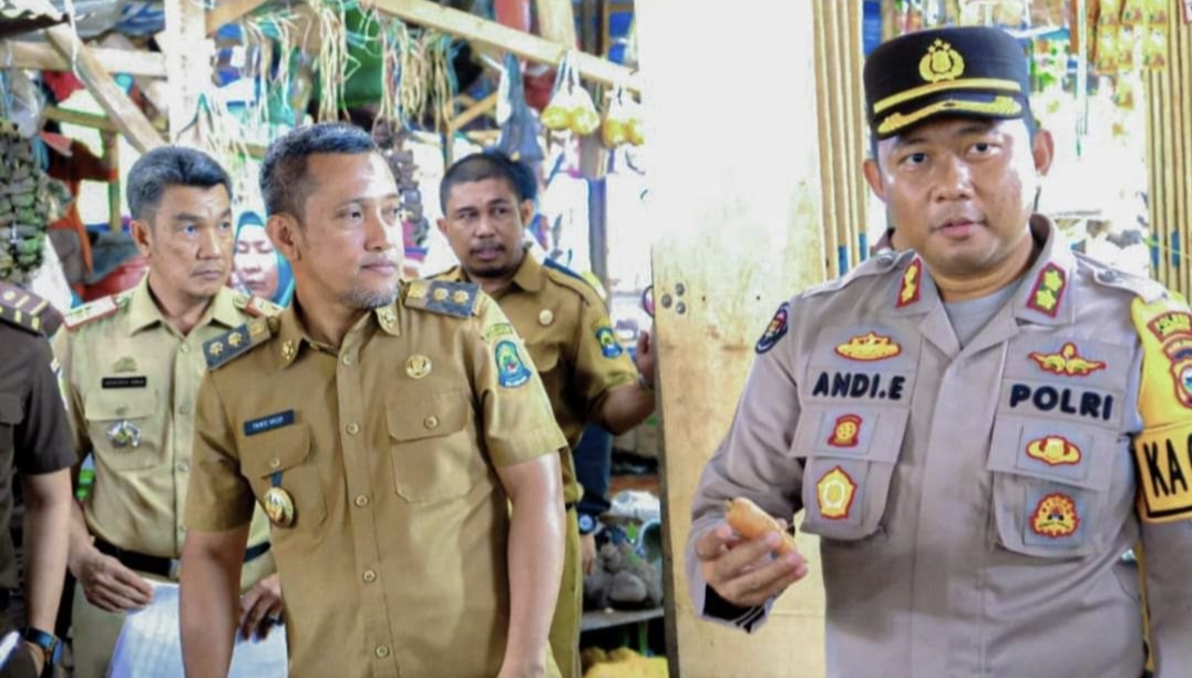 Kapolres bersama TPID Jeneponto Pantau Harga dan Stok Bahan Pokok