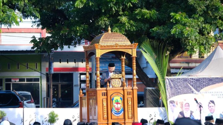 Bupati Jeneponto Iksan Iskandar Salat Idul Fitri Bersama Ribuan Masyarakat Bupati