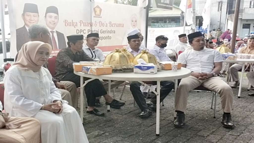 DPC Gerindra Jeneponto Buka Puasa dan Doa Bersama Ratusan Masyarakat