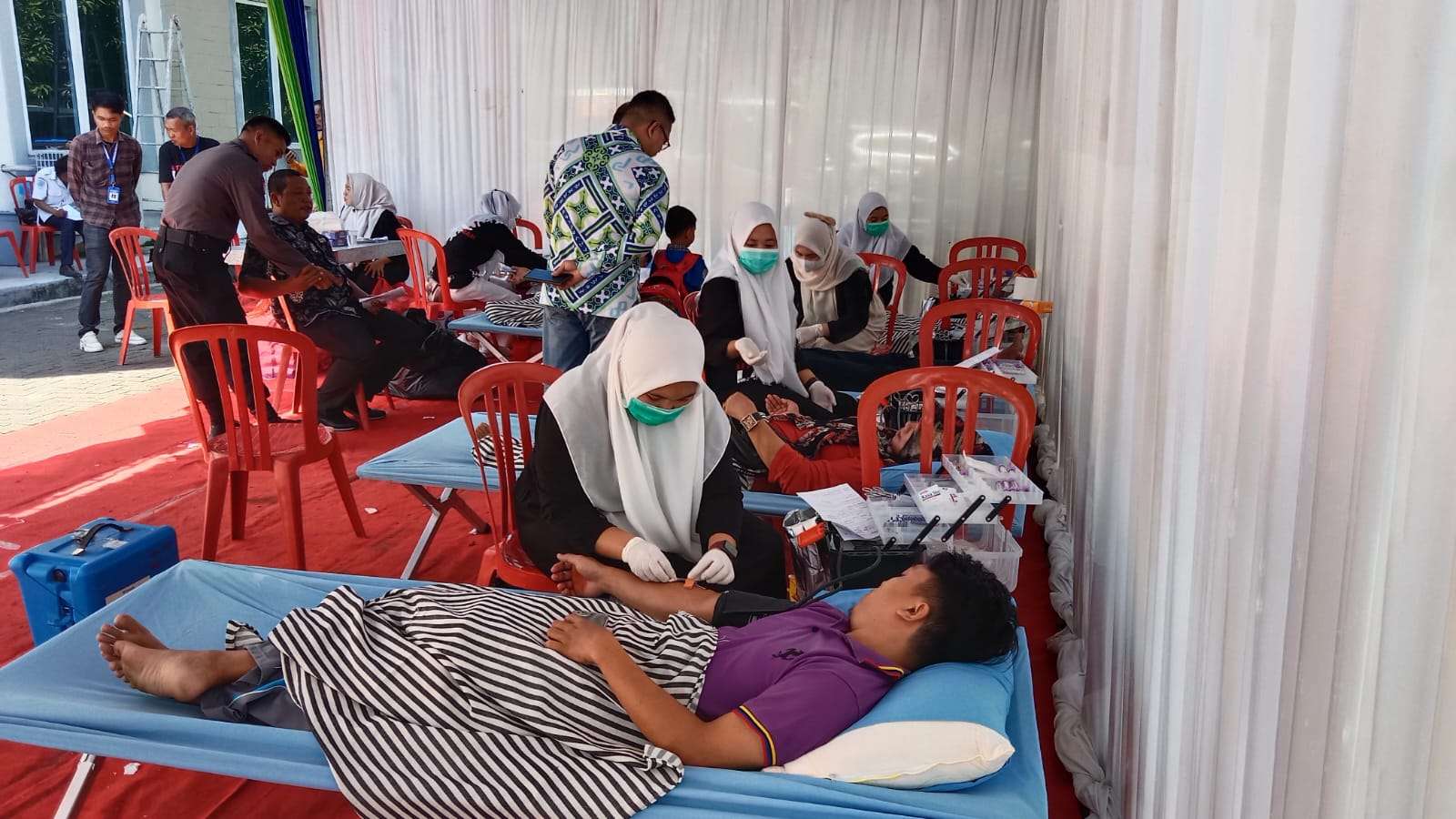 Bantu Penyediaan Darah di RS, Bank Sulselbar Jeneponto Rutin Gelar Donor Darah