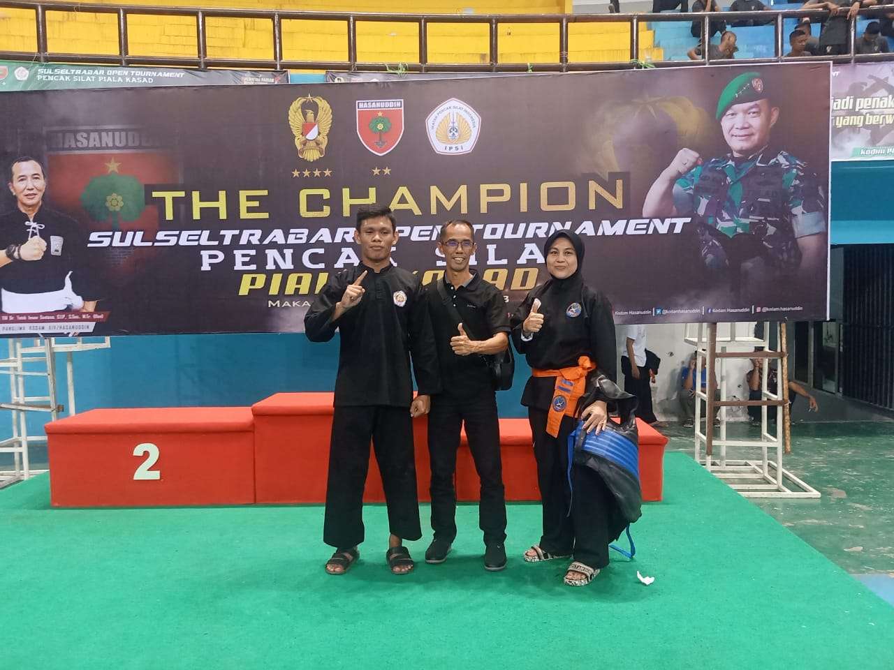 Pesilat Kodim 1425 Jeneponto Berjaya di Turnamen Piala KASAD 2023, Raih 7 Medali