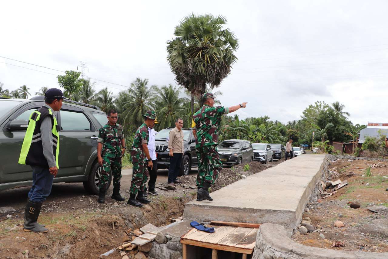 Wasev TNI AD Pantau Pelaksanaan Program TMMD ke-116 Kodim 1425 Jeneponto