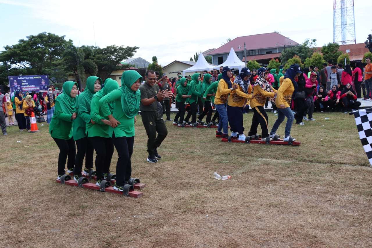 Serunya Peringatan HUT ke-77 Bhayangkara di Polres Jeneponto