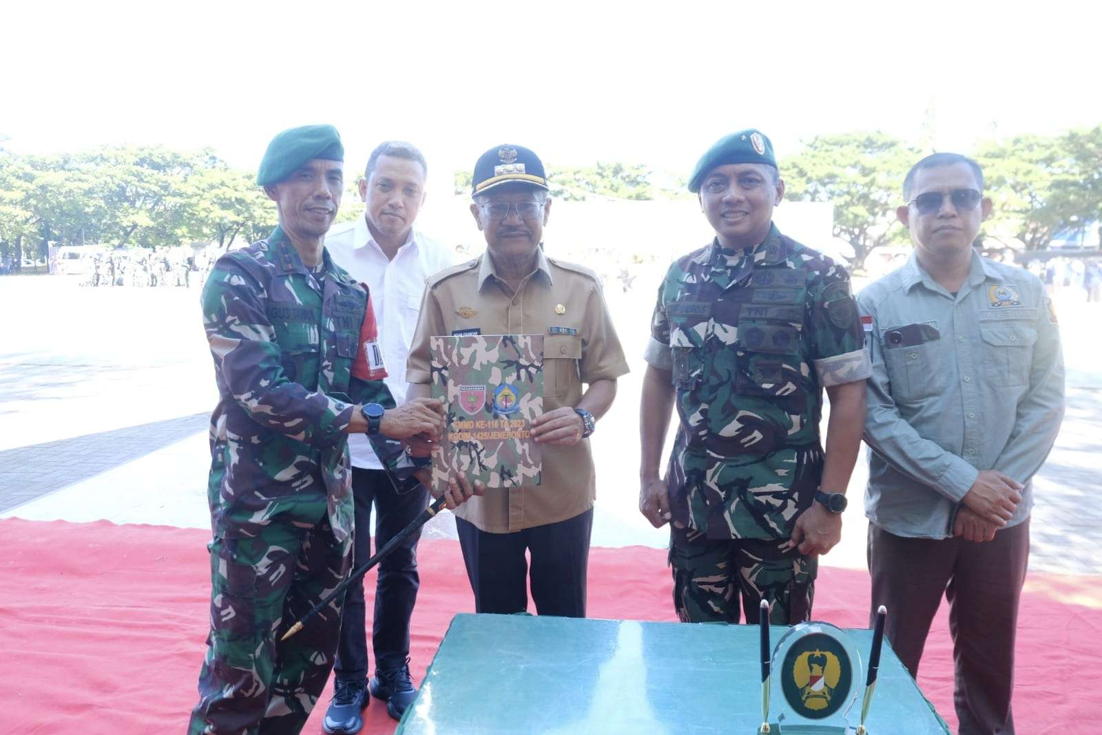 TMMD ke-116 Kodim 1425 Jeneponto Resmi Ditutup, Hasil Pekerjaan Diserahkan ke Pemerintah