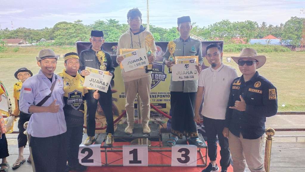 Festival Olahraga Tradisional Bupati Cup I Resmi Ditutup oleh Sekda Jeneponto