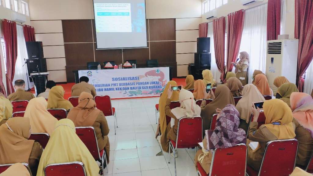 Sosialisasi PMT Berbasis Pangan Lokal, Dinkes Jeneponto Hadirkan Pemateri dari Dinas Kesehatan Provinsi Sulsel