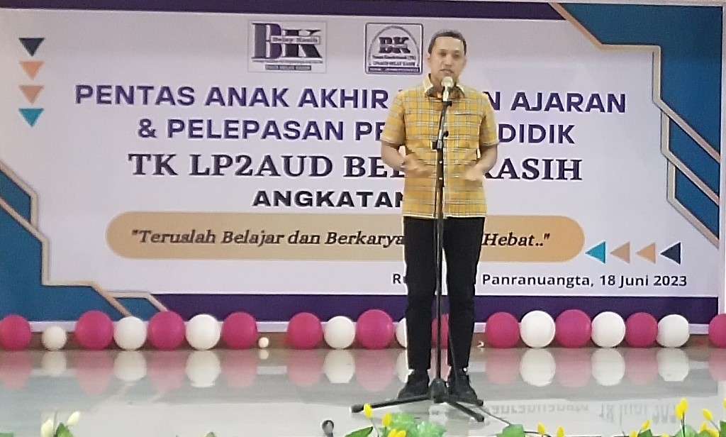 Pentas Akhir Tahun Ajaran dan Pelepasan 77 Peserta Didik TK LP2AUD Belay Kasih Jeneponto